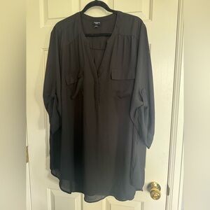 Torrid Black Harper Blouse